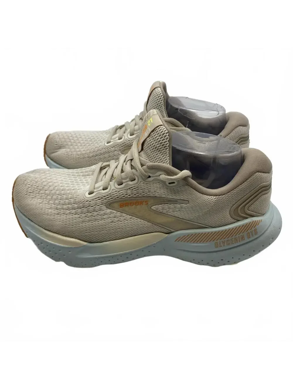 Brooks Glycerin GTS 21 Womens 9.5 Cream Pastel Sneaker Running 1